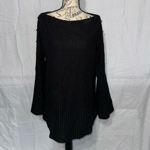 Long Bell Sleeve Blouse